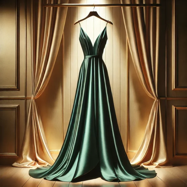 Silk Elegance Evening Gown