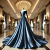Silk Elegance Evening Gown