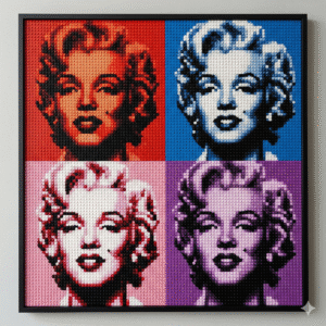 LEGO Art: Andy Warhol’s Marilyn Monroe