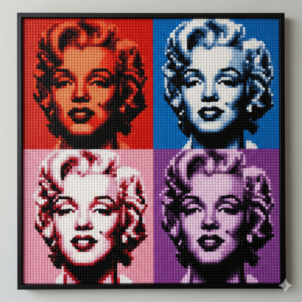 LEGO Art: Andy Warhol’s Marilyn Monroe